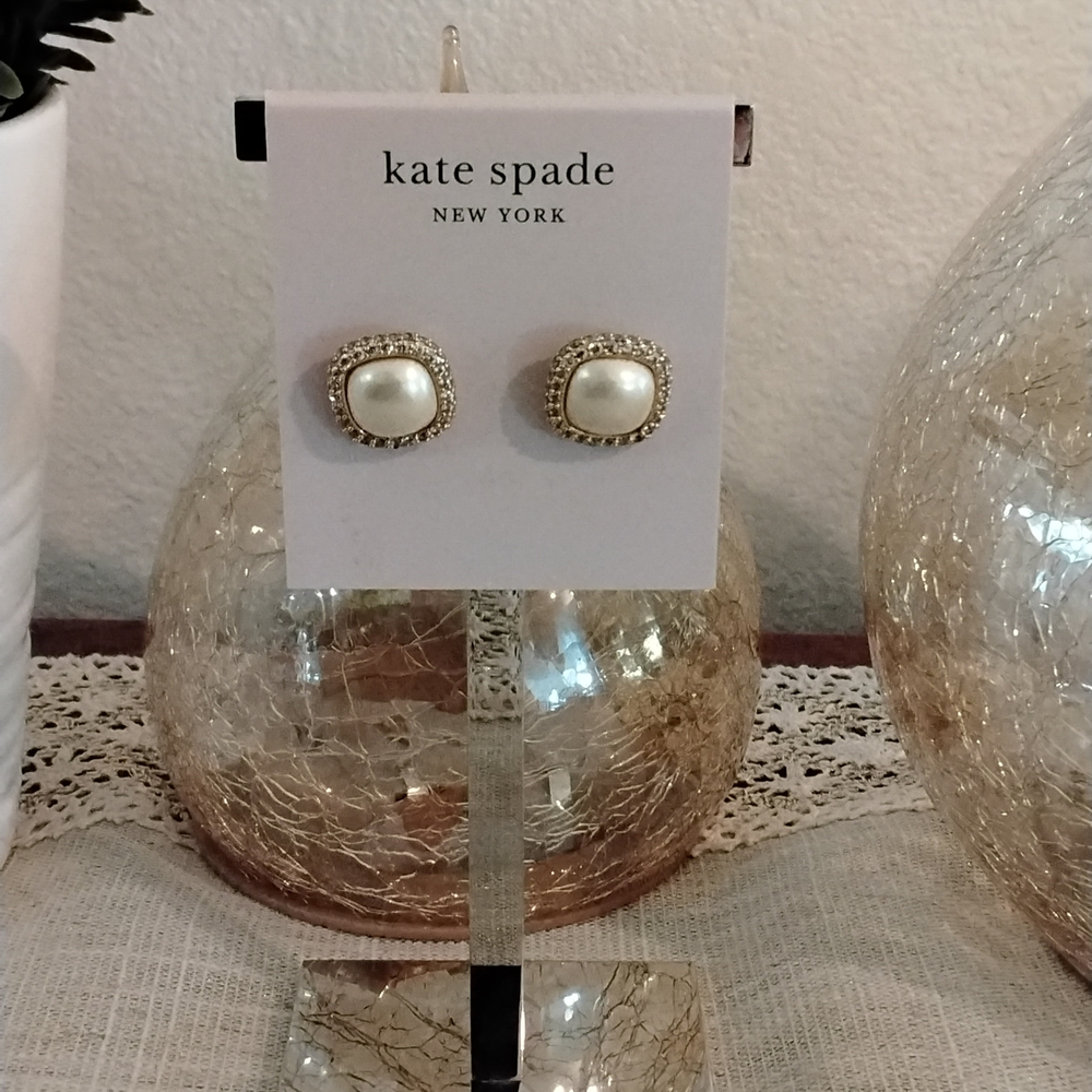Kate Spade Pearl Stud Earrings - Picture 3 of 5